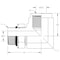 World Wide Fittings Male O-Ring Boss Adjustable to Female O-Ring Boss 90 Deg. Elbow 6815X04X04 - alternate 2